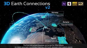 Videohive 3D Earth Connections V2 - INTRO HD