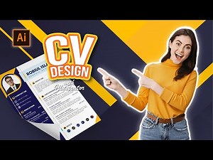 How to Make a CV or Resume in Adobe Illustrator Step by Step Tutorial