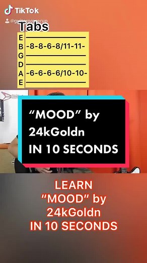 Thanks @24kgoldn for liking this video! Feeling blessed 🙏🙏🙏 #foryou #foryoupage #guitarlesson #learnguitar #24kgoldnmood