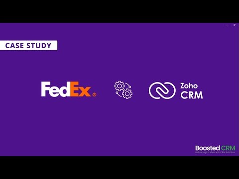 FedEx Integration with Zoho CRM