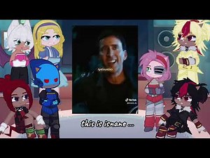 Sonic characters react to ghost rider | Gacha life 2