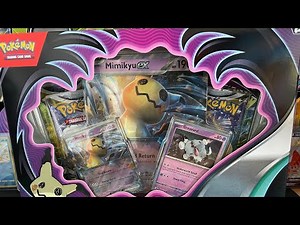 Opening The Mimikyu EX Box