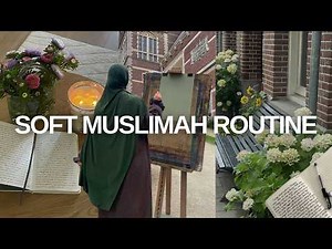 6AM daily routine to become a better Muslimah | Islamic studies, new journal, productive rest