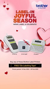 Love is in the details, and with Brother Label Printers, you can make...