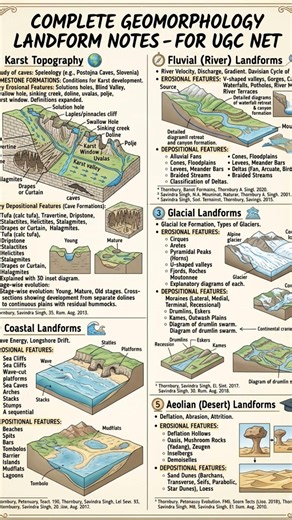 complete geomorphology landforms