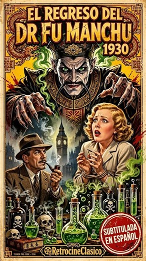 EL REGRESO DEL DR. FU MANCHU (1930) 🐉👳‍♂️💀 Subtitulada en español