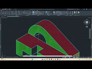 Third Angle Projection of Isometric Block
