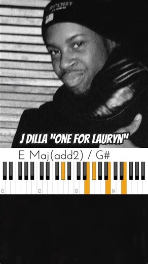 J Dilla “One For Lauryn” Chords 🔥🎹🔥 #musicianparadise