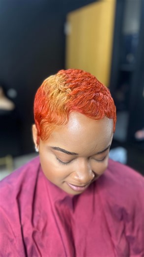 Same day relaxer permanent color. Yes, in one appointment. 🔥 She came in with locs and left with a full transformation. We removed the locs, used a mild relaxer, lifted with control, and finished with a custom permanent shade. This is advanced chemical layering done with intention. No rushing. No guessing. No compromising the integrity of the hair. Same day services are not for everyone. Consultation is required and healthy hair must qualify. Healthy hair will always be the standard. ✨ #SameDay