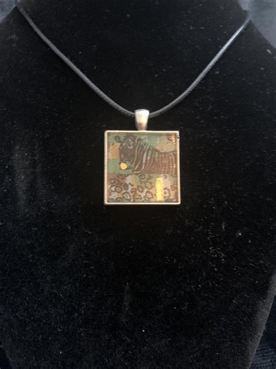 Mixed Animal 1"x1" Square Print Resin Pendant (zebra   Leopard) - Etsy