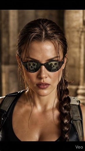 Lara Croft Ai render based on Andy Park art