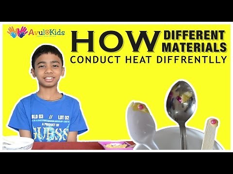 HEAT CONDUCTION| HOW DIFFERENT MATERIALS CONDUCT HEAT DIFFERENTLY