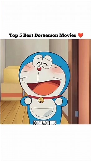 Top 5 Best Doraemon Movies🎬💟 #shorts#doraemon#viral#top5 #doraemonhub#trending#fyp#ytshorts#anime