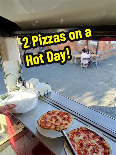 Making Two Pizzas on a Hot Day