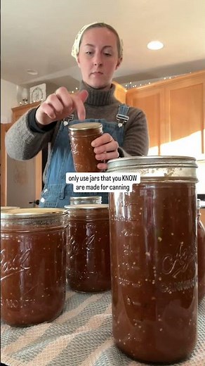 How to KNOW your jars are safe for canning (or not…)👇🏼 #canning #canningandpreserving #canningjars