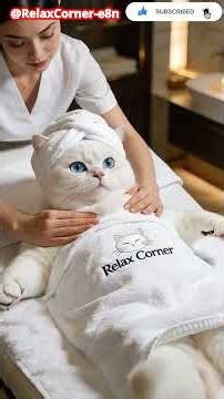 Cat Massage ASMR + Purring Sounds 猫咪按摩ASMR＋呼噜聲 #asmr #cat #massage