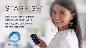 Satco S11255 Starfish BR30 WiFi Smart LED Light Bulb, Works with Siri, Alexa, Google Assistant, SmartThings, 9.5 Watt, 120 Volt, 800 Lumens, Color Changing & Tunable White