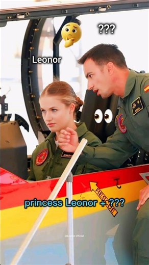 Princess Leonor begins training at the Air Force Academy #PrincessLeonor#viral