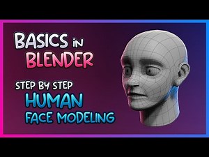 Blender Beginner Tutorial Modeling Human Face Topology