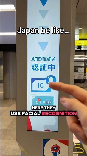 Facial Recognition Subway Ticket Gate in Japan