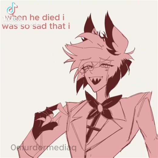 When he died I was so sad #tiktok #hazbinhotel #hazbinhotelalastor #hazbinhotelvox #radiostatic #vox
