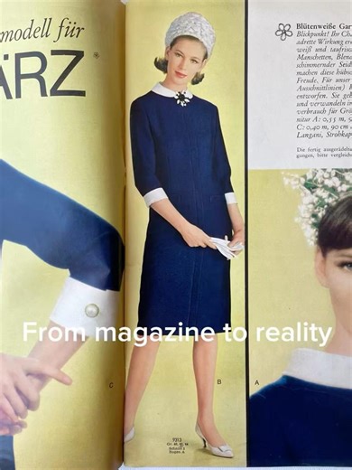 She Walked Out of a 60s Magazine