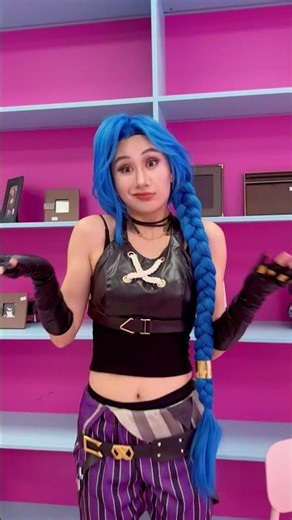 金克丝没有错#cosplay #lol #spiderman