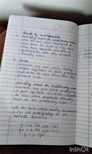 Class 11 physics chapter 14 waves notes