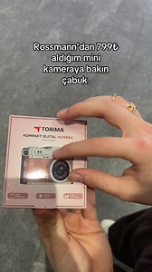 Torima mini kamera Rossmann – 799₺ kompakt dijital kamera incelemesi