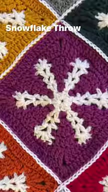12K views · 403 reactions | Finished a crochet snowflake throw. | The Crochet Crowd | Facebook