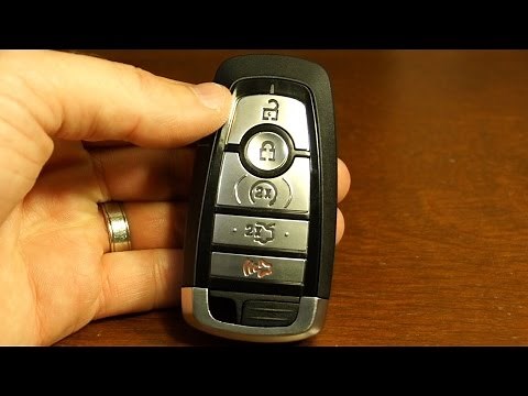2017 Ford Fusion key fob battery replacement
