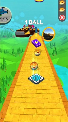 🤨😐Puffer fish ball game play 🎮 #shorts #gaming