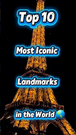Top 10 Most Iconic Landmarks in the World 🌍 | Famous Places You Must See