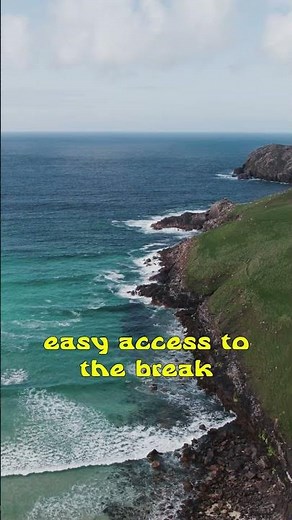Searching for surf on a remote island in Scotland