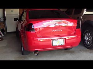 2008 ford focus Megan racing exhaust with no resonators