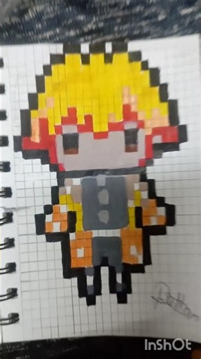 pixel art of Zenitsu ❤️❤️❤️❤️
