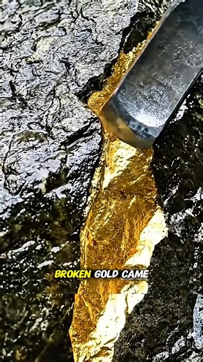 He Thought It Was Just a Rock… Inside Was Pure Gold! 😱 | 100g Gold Bar Discovery #viral #trending