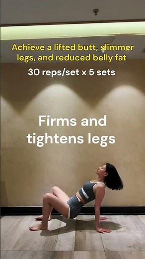 Lift Your Butt, Slim Your Legs & Flatten Belly Fat | Daily #ButtWorkout #GluteWorkout