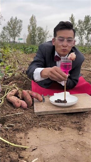 Having sweet potato sashimi today. Young people should really connect with high society more. #MainF