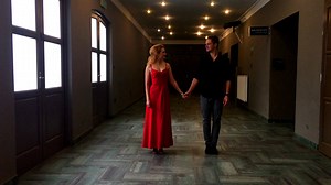 I love her red dress — so elegant and eye-catching ❤️✨. Such a beautiful waltz! 💃🎶 | The Elegant Waltz