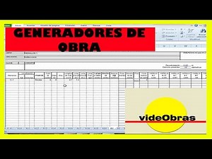 GENERADORES DE OBRA
