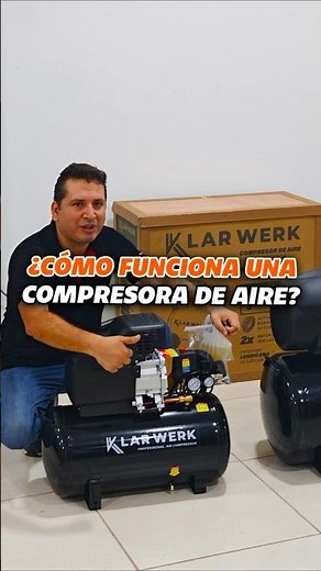How does an air compressor work?