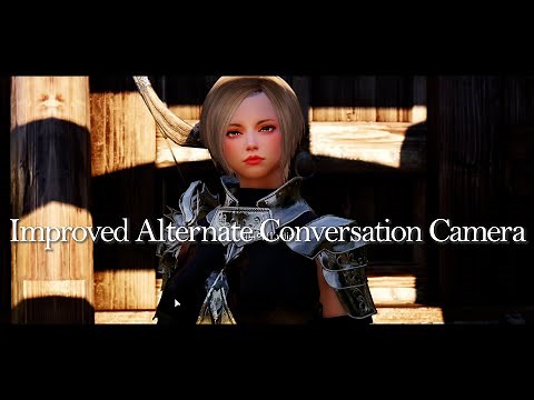 8K I SKYRIM MOD I Improved Alternate Conversation Camera