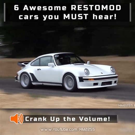 These are 6 awesome and rare restomod cars you must see and hear! Which one is your favorite? 🤔 | NM2255