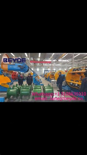 Cable Stranding Setup | Rigid Stranding Machine #shorts