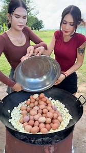 Grilled egg with garlic and chili sauce recipe | Code cook