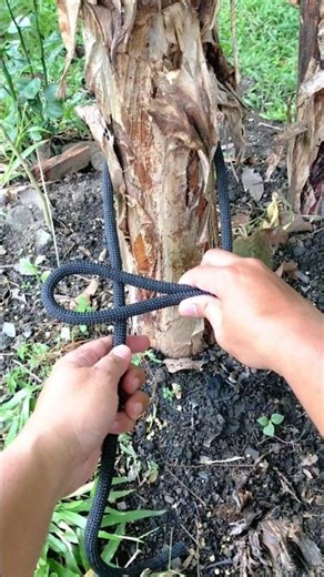 This Simple Wrap Locks Tighter Than You Think #knotskills #knot #diy #lifehacks