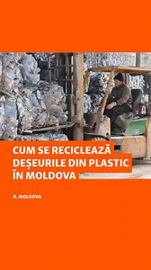 Aproape 10% din deșeurile adunate în municipiul Chișinău sunt reciclate. Plasticul colectat ajunge la o fabrică de reciclare din satul Peresecina, unde este transformat în granule. Acestea sunt exportate ca materie primă, cel mai des, pentru recipiente de produse cosmetice. | Europa Liberă Moldova