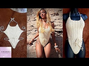Crochet One Piece Bikini | Crochet Closed Shell Stitch Monokini Sizes S - 1X | Valencia Monokini