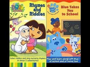 Opening to Dora the Explorer: RAR & Blue's Clues: BTYTS* Canadian VHS (2003)